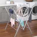 Whitmor Oversized Metal Drying Rack, Silver