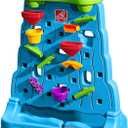 Step2 Waterfall Discovery Wall, Kids Double-Sided Water and Sand Activity Sensory Table, Summer Outdoor Toys, 13 Piece Toy Accessories, For Toddlers 1.5+ Years Old