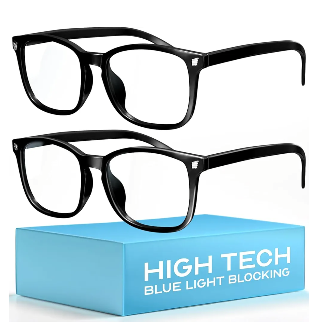 livho High Tech Blue Light Glasses - Advanced up to 99% Blue Light Blocking Computer Glasses - Anti Eyestrain & UV Glare Protection