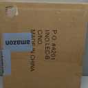 Large Printer Stand, 3 Tier Printer Table with Adjustable Storage Shelf, Rolling Printer Cart with Wheels for Home Office Shredder Scanner Fax (Black)