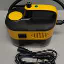 Heavy Duty Steam Cleaner for Home, Fast Heating & 1.2L Tank, 6-Level Adjustable Pressurized Portable Steamer for Cleaning with 11 Accessories for Grout, Tile, Floor, Car and More (YELLOW)