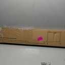 GRLEAF 39" Adjustable Height Narrow Console Table with Power Outlets, Long Sofa Table with Charging Station Behind Couch Table Skinny Entryway Table for Living Room, Hallway and Office  Rustic Brown