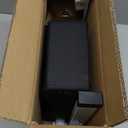 CHAOEEMY Pedicure Foot Rest,Adjustable Height Pedicure Stool,Pedicure Stand for Home Salon,Tattoo,Nail Tech (Black)