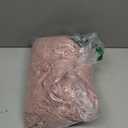 CREVENT Light Blush Pink Knit Throw Blanket for Couch Sofa Chair - Soft and Decorative for Spring Summer (50''X60'' Dusty Pink/Pale Pink)