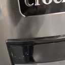 Crock-Pot Large 8-Quart Programmable Slow Cooker with Auto Warm Setting Black Stainless Steel