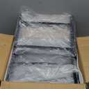 Rolling Utility Cart with 3 Drawers, Craft Organizer and Storage with DIY Divider, Lockable Wheels, Multi-Functional Storage for Art Supplies, Store for Brushes & Paints & Small Parts(Patent Pending) (Black)