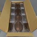 4 Pack Water Bottle Organizer, Large Compartment Stackable Kitchen Pantry Organization and Storage Rack, Plastic Water Bottle Holder for Kitchen Cabinet Organizer and Storage, Tumbler Mug Cup Shelf