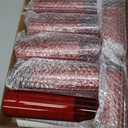 Eebuss Flameless Candles with Embedded Star String, Battery Operated LED Pillar Candles with Timer and Remote Control,Home Decorating for Ambiance Set of 7 (Red)