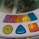 Infantino Music & Lights 3-in-1 Discovery Seat and Booster - Convertible Booster, Infant Activity Seat and Feeding Seat with Electronic Piano for Sensory Exploration, for Babies and Toddlers, Mint