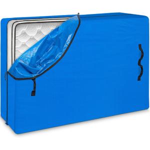 Mattress Bags for Moving and Storage, Twin Mattress Cover Heavy Duty Single Mattress Bag Reusable Mattress Storage Bags With Durable Handles and Zipper Closure -Moving Supplies Moving Bags - Twin Size