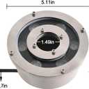 Fountain Light LED Underwater Pond Lights Warm White DC12V IP68 Waterproof Submersible Light for Garden Fountain Pond