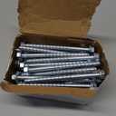 Tandefio 40 Pack 3/8" x 6" Concrete Screw Anchor Galvanized Large Diameter Heavy Duty Plated Concrete Anchors for Masonry Brick Anchoring Block Decking Framing Hex Drive