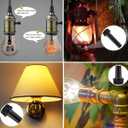Venforze 6 Packs Standard Lamp Switch Replacement, Light Lamp Turn On/Off Switch Knobs Replacement (20mm-6pcs)