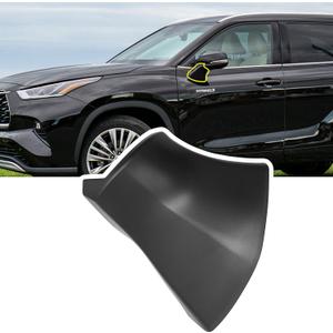 Jaronx Compatible with Toyota Highlander Driver Side Mirror Triangle Base Cover 2020-2024, for Highlander Driver Side Rearview Mirror Bottom Base Covers (NOT FIT Grand Highlander) (Left)