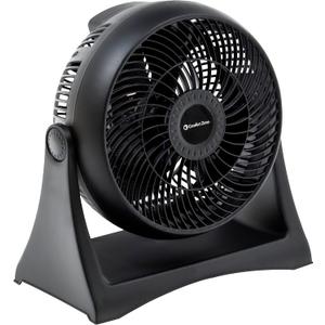 Comfort Zone 8-Inch Table Fan with 3-Speed Settings, Wall Mountable Personal Fan with 180 Adjustable Tilt, Electric Desk or Tabletop Fan for Home, Bedroom, or Office