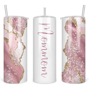 HTDesigns Mommom Gift - Mommom Tumbler - Birthday Gift For Mommom - Mommom Announcement - Best Mommom Cup - Mommom Gift From Son - Daughter