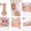 4 x 20 Sheet Thumb Support Tape, Self-Adhesive Thumb Protect Strap Elastic Joint Patch for Joint Support Knuckle Guard Sport Housework