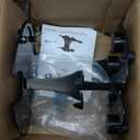 Blow Dryer Accessory Holder for Dyson Airwrap & Shark FlexStyle Only | Wall or Countertop Organizer for Hair Tools | Steel Storage Rack for Styling Attachments (Blow Dryer Not Included) (Black)