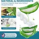 2 x Povihome Toe Separators Spacers for Women - 8 Pack Silicone Toe Spacers for Toe Overlapping Hammertoe - Bunion Corrector Toe Stretcher for Yoga Practice - Medium (Clear)