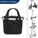 EDWERD Knee Walker Carrying Bag - Universal Foot Recovery Scooter Handlebar Pouch Storage Tote for Knee Scooter, Rollator, Wheelchair, Bike