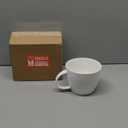 30 oz 900ml Large Coffee Mug Ceramic Jumbo Soup Bowl with Handle Cereal Mugs, Big Coffee Cup for Latte, Cappuccino, Cocoa, Hot Chocolate, Milk, Tea, Breakfast Mulled Drinks, White