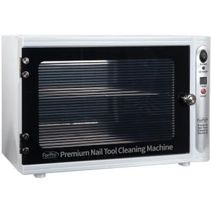 ForPro Professional Collection Premium Nail Tool Cleaning Machine, Large 9L Capacity, Sanitizes Towels & Implements, 10.3" H x 15" W x 8.5" D