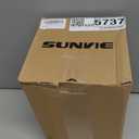SUNVIE LED 40W Spot Lights Outdoor 5000K Daylight White Plug in Flag Pole Light 120V Ultra Bright Landscape Spotlights for Yard House Tree Lawn Signage Outdoor Spotlight with Stake & 5.5FT Cord