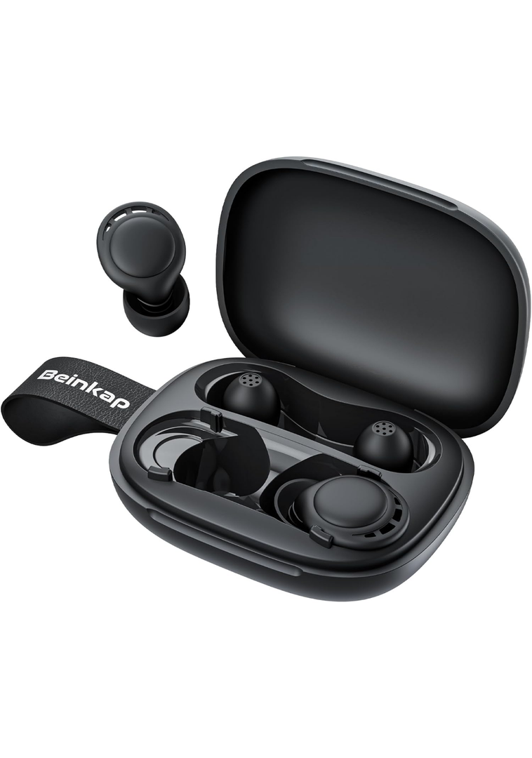 Ear Plugs for Sleeping Noise Reduction, Beinkap Reusable Earplugs Hearing Protection for Focus, Study, Work – 6 Pair Eartips in S/M/L – Flexible Silicone Soft – 35dB Noise Cancelling with Storage Case