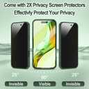 Lamcase for iPhone 16 Pro Max Case, Compatible with MagSafe, with Privacy Screen Protectors X2, [Magnetic Invisible Stand] [Camera Protection] Shockproof Slim Translucent Matte Phone Case, Green