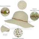Sunday Afternoons Sol Seeker Hat - Women’s UPF 50+ Wide Brim Sun Hat with Adjustable Fit, Packable Lightweight Design for Beach, Gardening, or Summer Travel, Lagoon, Medium