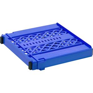 LockerMate Adjust-A-Shelf Locker Shelf, Easy to Use, Extends to Fit Your Locker, Blue