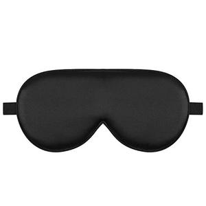 Alaska Bear Mulberry Silk Sleep Mask Cool Super Smooth Eye Cover Genuine Organic Silk for Sensitive Skin, Soft Filling, Lightweight Eye Shades for Sleeping (Original Black, Flat)
