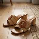 Sweet life  sandals, color natural size, 9.5  