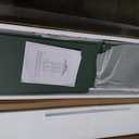 TEENFON Bathroom Floor Storage Cabinet with Adjustable Shelf, Freestanding Storage Cabinet with 4 Doors, Cupboard for Living Room, Home Office, Entryway, Forest Green