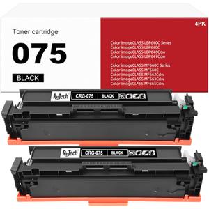 075 Black Toner Cartridge, for Canon 075 075H Replacement for Canon Image CLASS LBP646Cdw LB647Cdw MF662CdW MF663Cdw MF664Cdw MF665CdW Printer