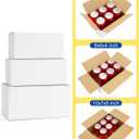 Assorted-Sizes-Shipping-Boxes-45-Pack: 8x6x4 & 9x6x4 & 10x7x5 Small-Shipping-Boxes-Mailers, White Corrugated-Cardboard-Boxes-for-Packing-Small-Business Mailing