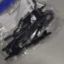 Cabinet Locks for Babies, Baby Proofing Cabinets, 6 Pack U-Shaped Child Locks for Cabinets, Child Proof Cabinet Latches,Child Safety Cabinet Locks with Adjustable by SPISPI(Black)