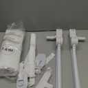 ComfyBumpy 1-Pack Bed Rail for Toddlers 55.5" L x 19.5" H | Toddler Bed Rails for Twin, Full, Queen & King Mattress Size | Swing Down Rail Guard | Mattress Side Rail for Kids | White