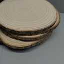 8 Pack 10-12 Inch Large Wood Slices for Centerpieces, Wood Rounds for Tables Decor, Wood Centerpieces for Tables, Rustic Wood Circles for DIY Crafts and Wedding Decor