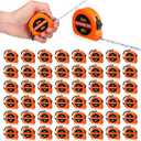 50 Pcs Small Tape Measure Keychain Valentine's Day Mens Gifts Bulk Mini Measuring Tape Retractable 6ft 2m, Metric and Inch, Retractable Handy Pocket for Daily Use Prizes Rewards for School