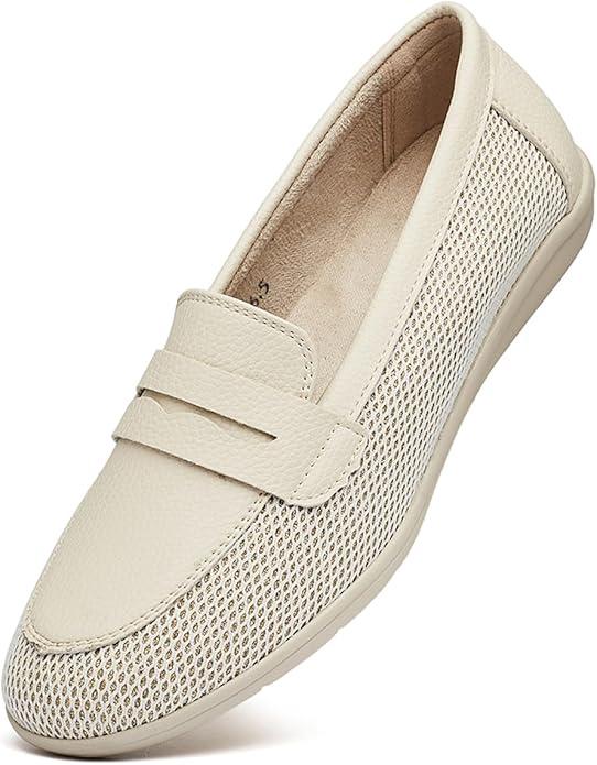 Women's Flats Shoes Non-Slip Ballet Shoes for Dressy Occasions, Walking and Driving, Lightweight & Flexible for Comfort, Size 9