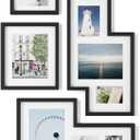 Umbra Mingle Gallery Collage Picture Frame Set, Black