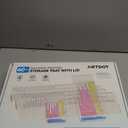 ARTDOT 60-Piece Diamond Art Storage Trays Kits for Adults with Lids, 2-in-1 Stackable Diamond Painting Accessories and Tools (White)