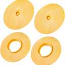 Fabbay 4 Pcs Rubber Gasket Kit Includes Mixing Valve 4-1/2 Inch and Pipe Seal 3/4 Inch Opening Waterproofing Round Gasket Head Seal for Shower Valve and Shower