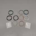 12+4 Pack Case for Samsung Galaxy Watch 8 Classic 46mm with Tempered Glass Screen Protector, Waterproof Hard PC Scratch Resistant Protective Cover Compatible with Galaxy Watch 8 Classic 46mm