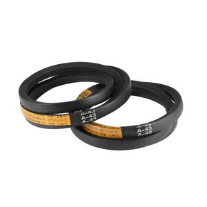 uxcell A43 Drive V-Belts 43" Pitch Length 13mm Width 8mm Thick JIS Standard A-Section Rubber Drive Transmission Belt 2pcs