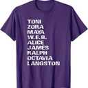 Famous Black Authors of the 20th Century T-Shirt, S