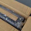 ONBRILL Aluminum Chaise Lounge Chair Outdoor, Foldable & Assembly Free Outdoor Lounge Chair with 5 Position Adjustable Backrest, Patio Pool Lounge Chairs for Outside Poolside Beach Lawn, 1PC, Grey