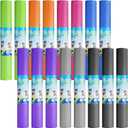 Funtery 16 Pack 3 mm Thick Yoga Mat Exercise Workout Mat Non Slip Fitness Pad for Women Gym Home Yoga Pilates (Multicolored)