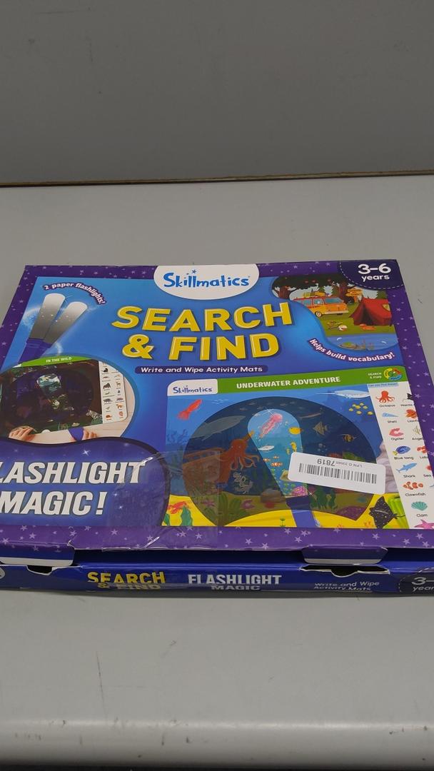 Skillmatics Search and Find Educational Game - Reusable Preschool Learning Activities, Perfect for Toddlers & Kids Who Love Toys, Art & Crafts, Builds Vocabulary, Gifts for Ages 3, 4, 5, 6